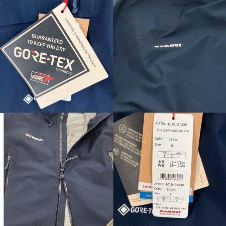  MAMMUT マムート アルパインガイド ハードシェルフーデッドジャケット  ネイビー M 1010-31330 ネイビー