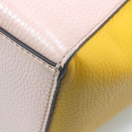  TORY BURCH トリーバーチ 2WAYハンドバッグ ライトピンクｘマスタード