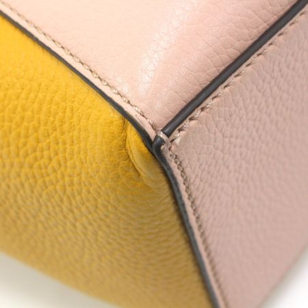  TORY BURCH トリーバーチ 2WAYハンドバッグ ライトピンクｘマスタード