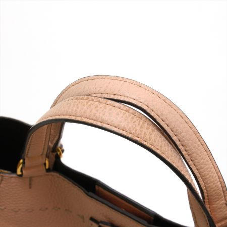  TORY BURCH トリーバーチ 2WAYハンドバッグ ライトピンクｘマスタード