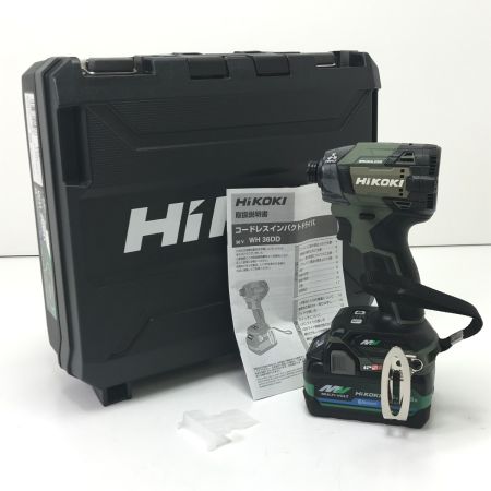  HiKOKI ハイコーキ インパクトドライバ WH36DD フォレストグリーン