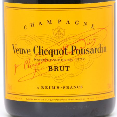  Veuve Clicquot ヴーヴクリコ BRUT ブリュット＋ポンサルダン ブリュット イエローラベル2本セット 未開栓