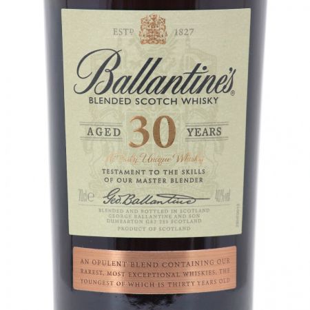  Ballantine's バランタイン スコッチウイスキー 30年 700ml 40度 新ボトル 木箱入り 未開栓