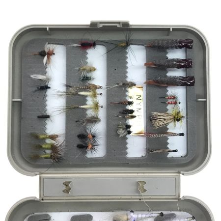 C&F DESIGN 完成フライ 57個セット 釣り用品 釣り小物 フライケース