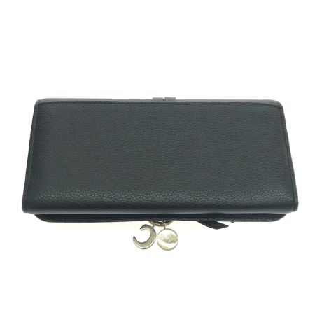  Chloe クロエ 長財布 ロゴプレート ブラック