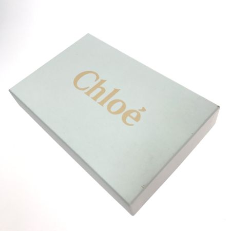  Chloe クロエ 長財布 ロゴプレート ブラック