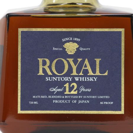 【北海道内限定発送】 SUNTORY サントリー  プレミアム12年 青ラベル 720ml 43度  未開栓