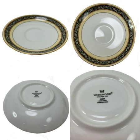  Wedgwood ウェッジウッド INDIA インディア リーシェイプ カップ&ソーサー 2Pセット
