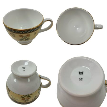  Wedgwood ウェッジウッド INDIA インディア リーシェイプ カップ&ソーサー 2Pセット