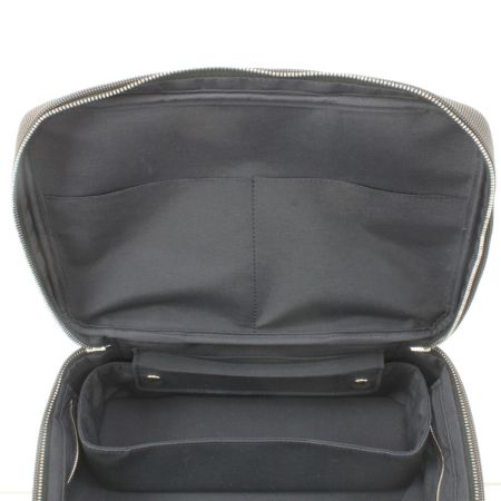  HERMES エルメス エールライン バニティバッグ グレー