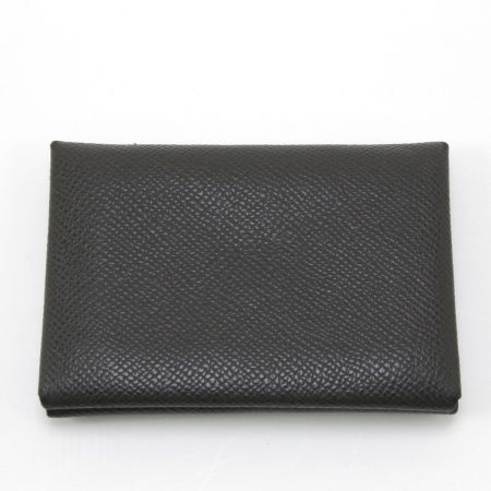  HERMES エルメス ヴォーエプソン カルヴィデュオ 名刺入れ U FM010 PM グレー