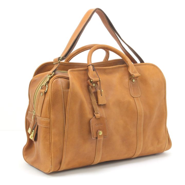 【新品同様】PORTER ポーター　フリースタイル キャメル　ボストンバッグ PORTER ポーター フリースタイル ボストンバッグ キャメル