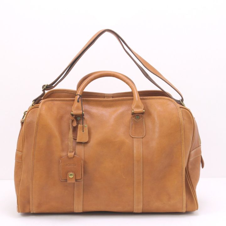 PORTER ポーター CASTERコラボ ボストンバッグ キャメル - 中古