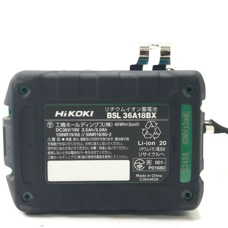  HiKOKI ハイコーキ インパクトドライバ WH36DD ブラック
