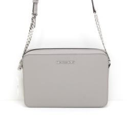 $$ MICHAEL KORS マイケルコース ショルダーバッグ 35F8STTC9L ライトグレー Aランク