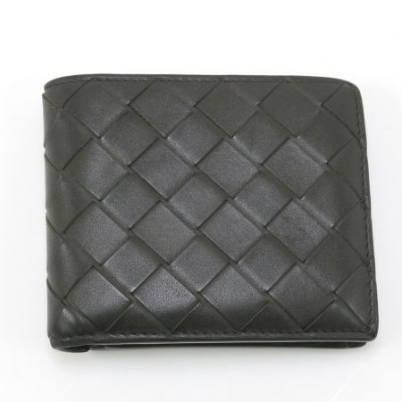  BOTTEGA VENETA ボッテガヴェネタ イントレチャート 2つ折り財布 P019252849 ブラック