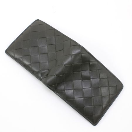  BOTTEGA VENETA ボッテガヴェネタ イントレチャート 2つ折り財布 P019252849 ブラック