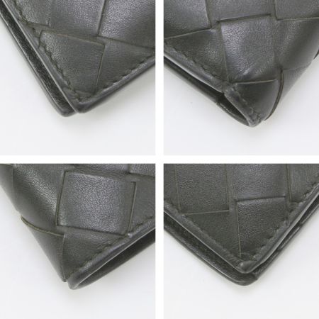  BOTTEGA VENETA ボッテガヴェネタ イントレチャート 2つ折り財布 P019252849 ブラック