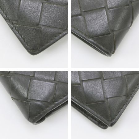  BOTTEGA VENETA ボッテガヴェネタ イントレチャート 2つ折り財布 P019252849 ブラック