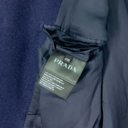  PRADA プラダ ウール チェスター コート RN98339/CA34767 ネイビー