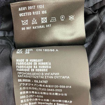  PRADA プラダ ウール チェスター コート RN98339/CA34767 ネイビー