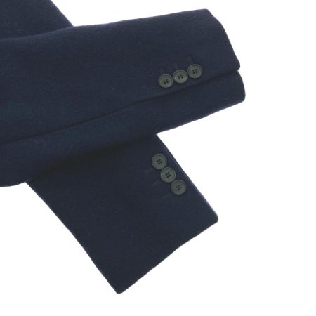  PRADA プラダ ウール チェスター コート RN98339/CA34767 ネイビー