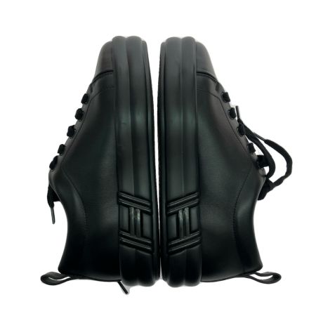  HERMES エルメス レザースニーカー 24～24.5cm 232109Z ブラック