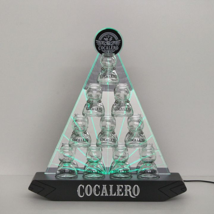 新品未使用 コカレロ タワーディスプレイ 正規品 非売品 レアアイテム COCALERO コカレロ ディスプレイタワー コカボムグラス12個付き