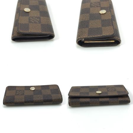  LOUIS VUITTON ルイヴィトン キーケース ダミエ ミュルティクレ4 N62631