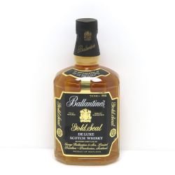 $$ Ballantine's バランタイン DELUXE スコッチウイスキー 750ml 43度 ゴールドシール Sランク 未開栓
