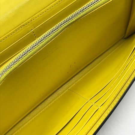  CELINE セリーヌ 長財布 ラージフラップマルチファンクション S-BA-0193 ブラック×イエロー