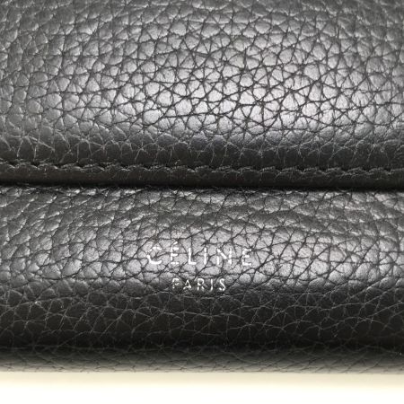  CELINE セリーヌ 長財布 ラージフラップマルチファンクション S-BA-0193 ブラック×イエロー