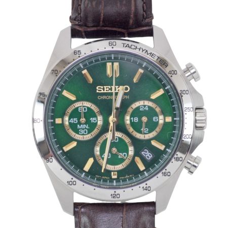  SEIKO セイコー クロノグラフ メンズクォーツ腕時計 8T63-00D0