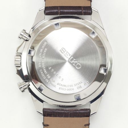 SEIKO セイコー クロノグラフ メンズクォーツ腕時計 8T63-00D0