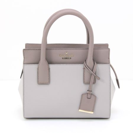  Kate Spade ケイトスペード 2WAYハンドバッグ ストラップ付 パープル