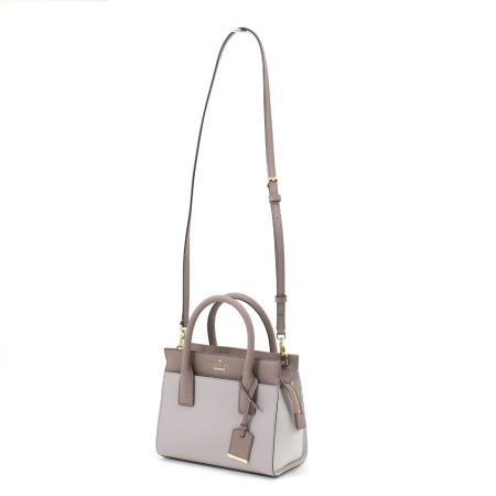  Kate Spade ケイトスペード 2WAYハンドバッグ ストラップ付 パープル