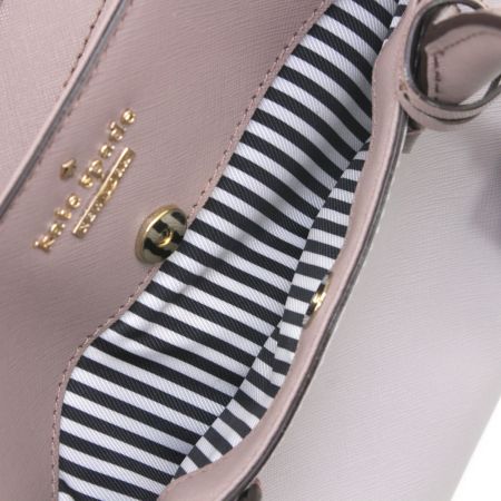  Kate Spade ケイトスペード 2WAYハンドバッグ ストラップ付 パープル