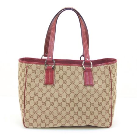  GUCCI グッチ ハンドバッグ 113017 ブラウン×レッド