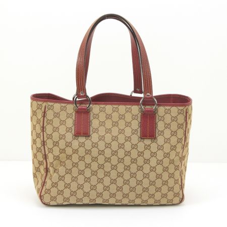  GUCCI グッチ ハンドバッグ 113017 ブラウン×レッド