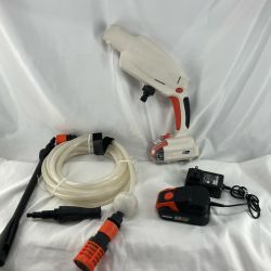 KOSHIN 高圧洗浄機 SJC-1820 ホワイト 充電器・充電池2個付 Bランク