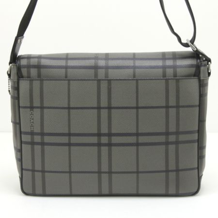  COACH コーチ ショルダーバッグ メッセンジャーバッグ F70460 ブラック×グレー