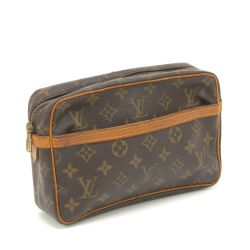 $$ LOUIS VUITTON ルイヴィトン モノグラム コンピエーニュ クラッチバッグ M51847 Dランク