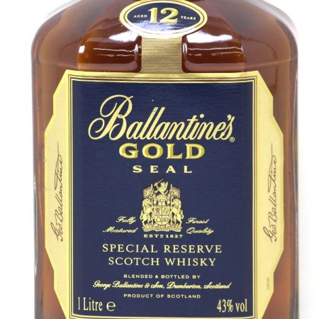  Ballantine's バランタイン GOLD SEAL 青ラベル スコッチ ウィスキー 1000mL 43度 未開栓