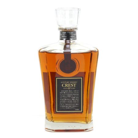 【北海道内限定発送】 SUNTORY サントリー  ウイスキー クレスト 12年 700ml 43度 ギフトBOX付 未開栓