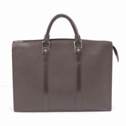 $$ LOUIS VUITTON ルイヴィトン タイガ ロザン ビジネスバッグ M30052 ブラウン Cランク