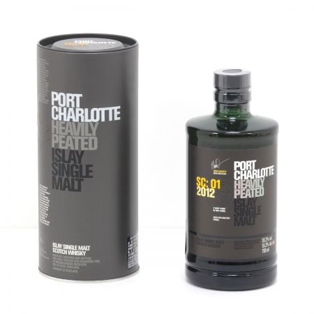  PORT CHARLOTTE ポートシャーロット ISLAY シングルモルトウイスキー SC:01 2012年 700ml 55.2度 ギフトケース付 未開栓