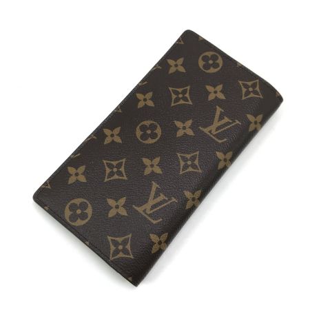  LOUIS VUITTON ルイヴィトン 2つ折り財布 モノグラム ポルトフォイユ・ブラザ TE.イニシャル刻印有 M66540