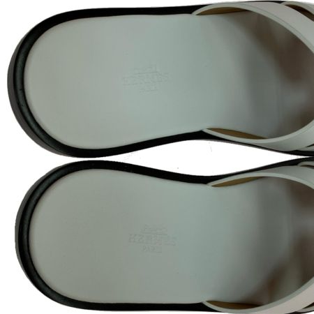  HERMES エルメス サンダル イズミール 41(26cm) 041141ZH ホワイト