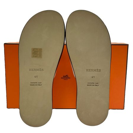  HERMES エルメス サンダル イズミール 41(26cm) 041141ZH ホワイト