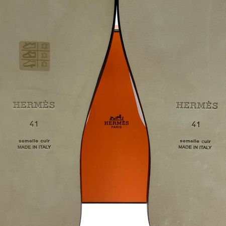  HERMES エルメス サンダル イズミール 41(26cm) 041141ZH ホワイト